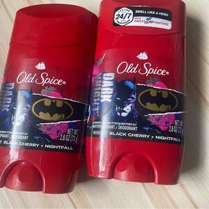Old Spice Red Deodorant Batman sx 2 new